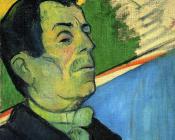 保罗 高更 : Portrait of a Man Wearing a Lavalliere